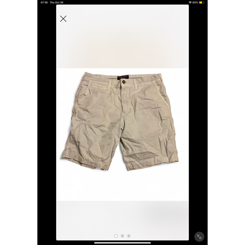 American Eagle Outfitters Men's Slim Fit Extreme Flex Chino Shorts Size 33‎